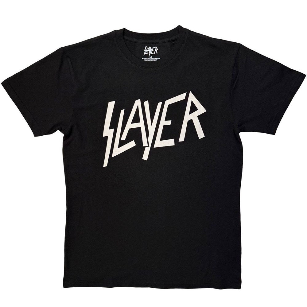 Slayer - Logo Black Shirt (Mono Logo Range) - 100% Official Merchandise - COMING SOON