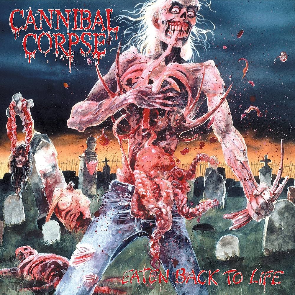 Cannibal Corpse - Eaten Back To Life (2025 35th Anniversary Blue Smoke vinyl reissue) - Vinyl - New