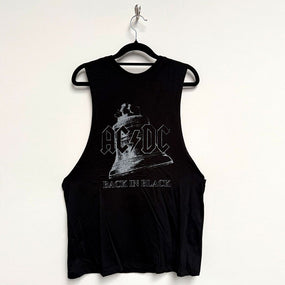 ACDC - Back In Black Bell Black Tank Singlet - COMING SOON