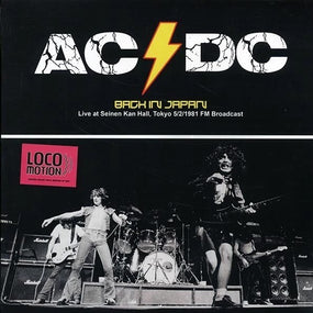 ACDC - Back In Japan, Live At Seinen Kan Hall, Tokyo 5/2/1981 FM Broadcast - Vinyl - New