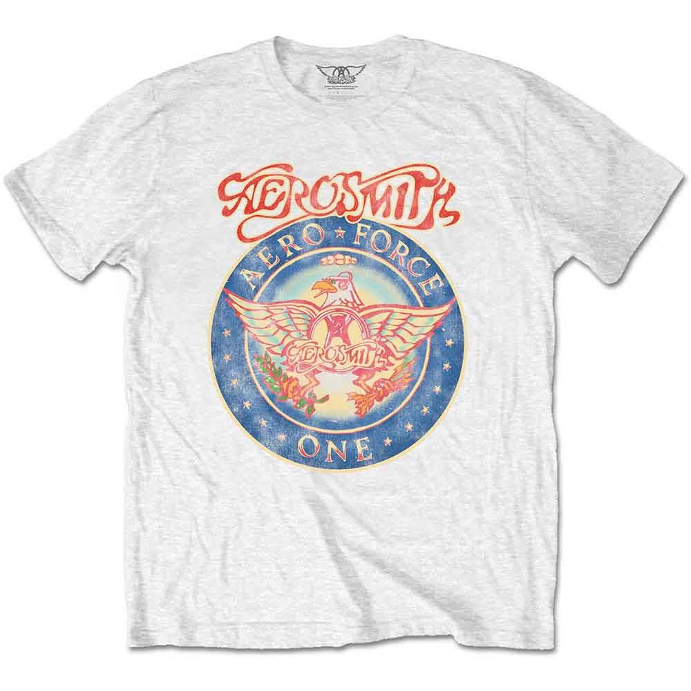 Aerosmith - Aero Force One White Shirt - COMING SOON