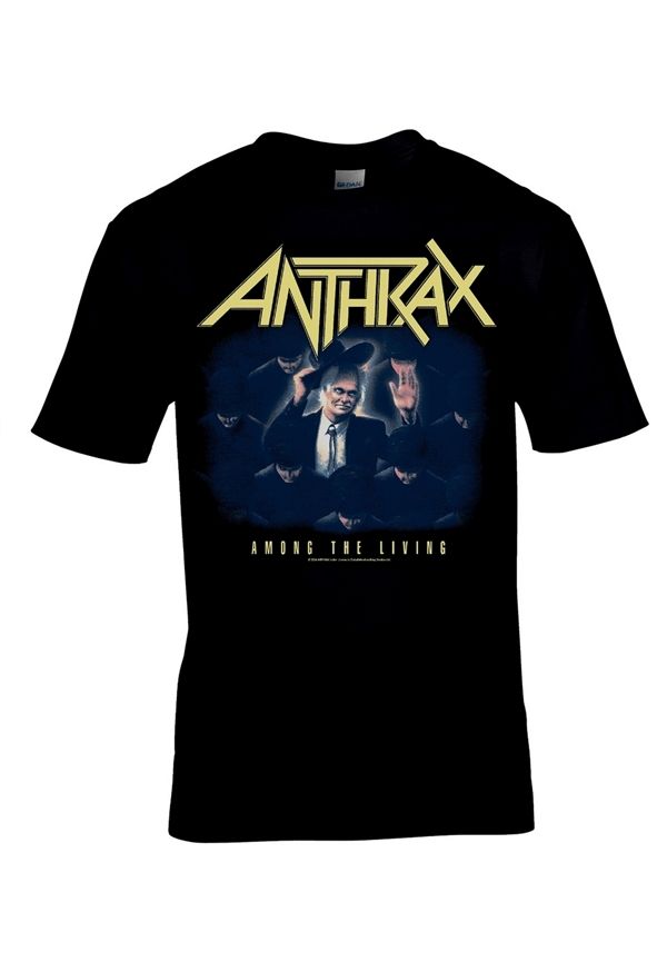 Anthrax - Among The Living Black Shirt - 100% Official Merchandise - COMING SOON