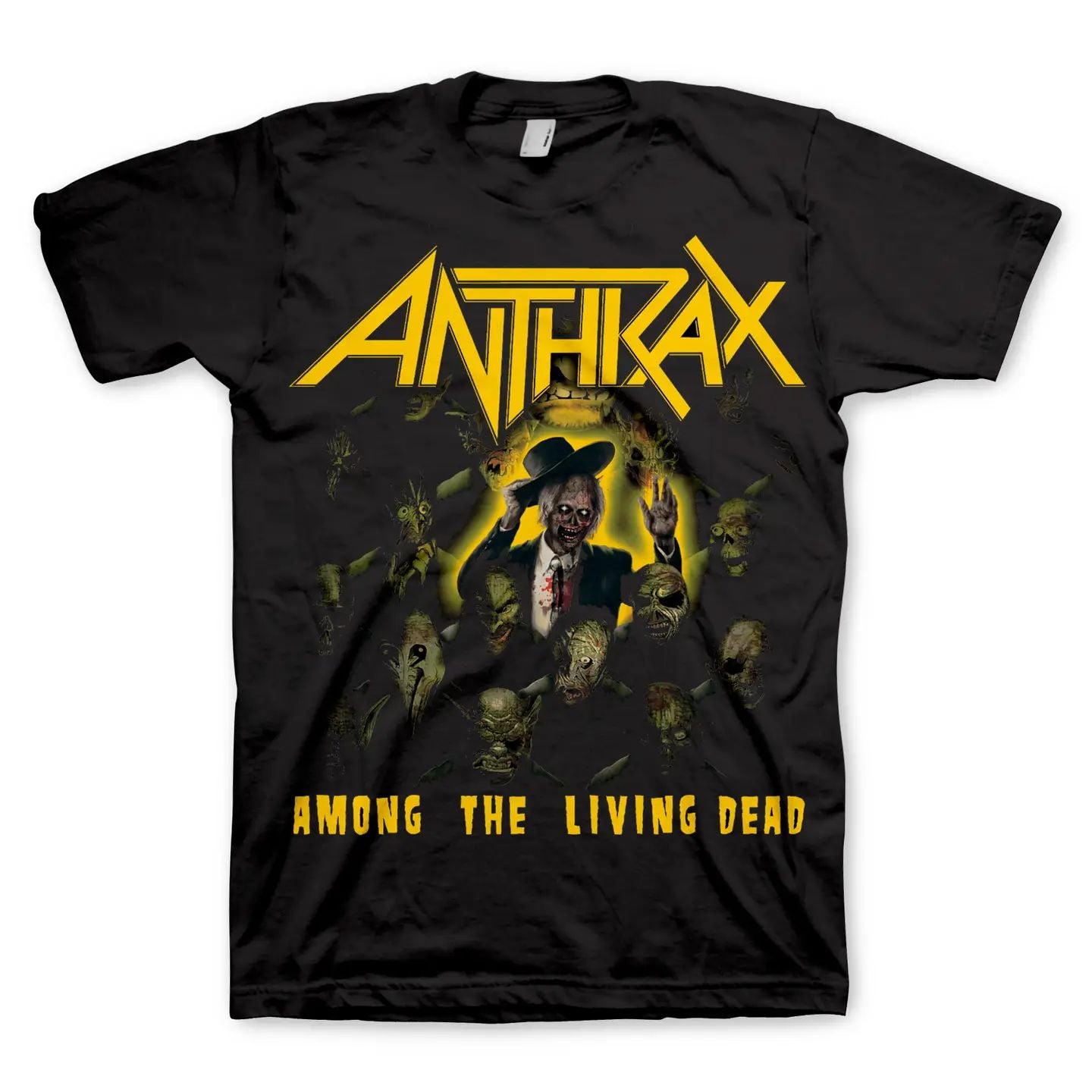 Anthrax - Among The Living Dead Black Shirt - 100% Official Merchandise