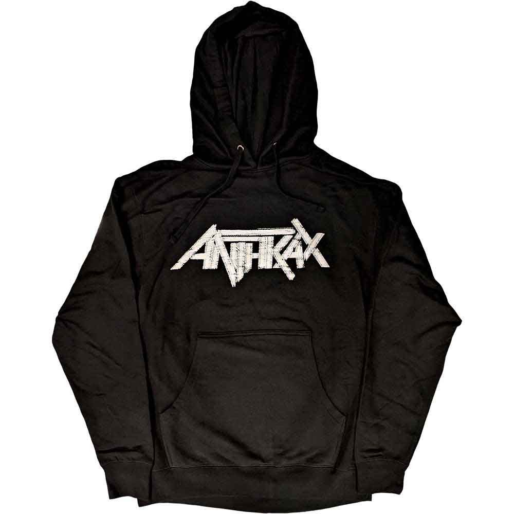 Anthrax - Pullover Black Hoodie (Logo) 100% Official Merchandise - COMING SOON