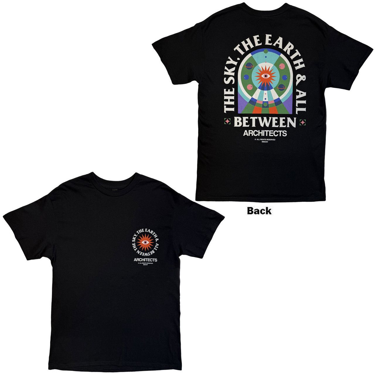 Architects - Solar System Black Shirt - COMING SOON