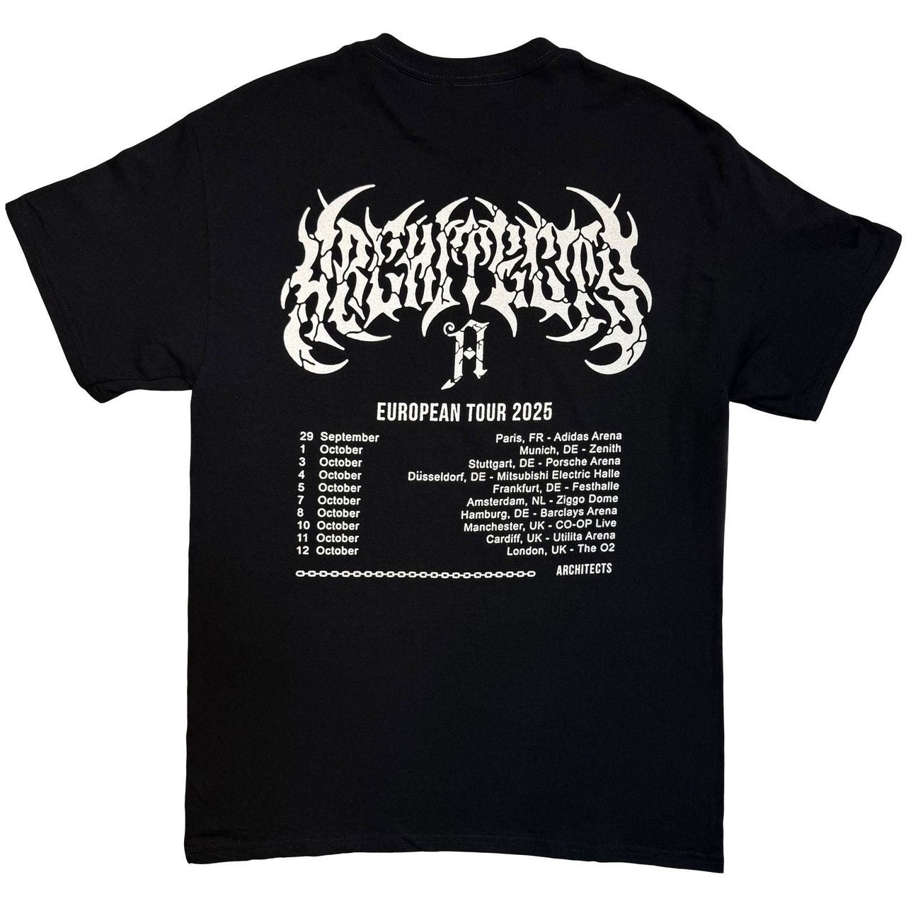 Architects - Skeleton EU Tour 2025 Black Shirt - COMING SOON