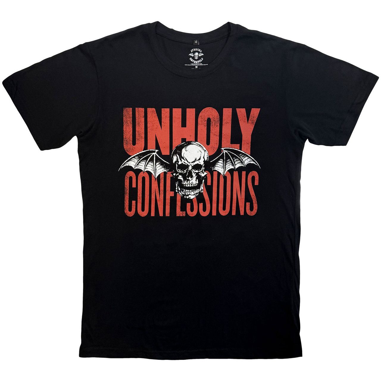 Avenged Sevenfold - Unholy Confessions (Premium Carbon Range) Black Shirt - 100% Official Merchandise - COMING SOON