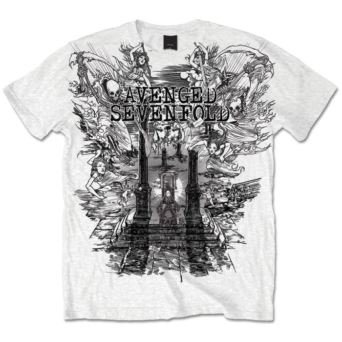 Avenged Sevenfold - Land of Cain White Shirt