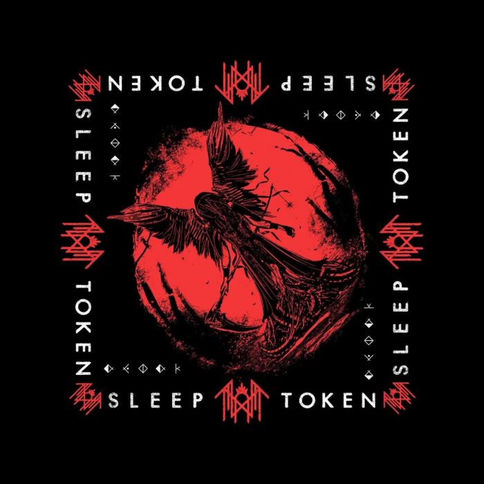 Sleep Token  - Bandana (Winged Death) (540mm x 520mm)