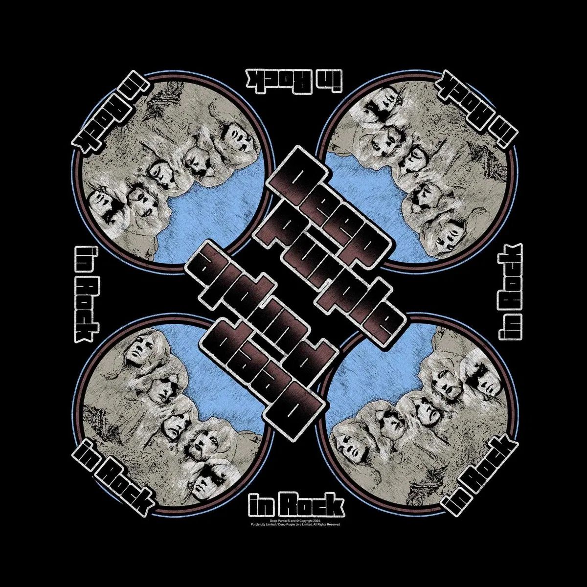 Deep Purple - Bandana (In Rock) (540mm x 520mm) - COMING SOON