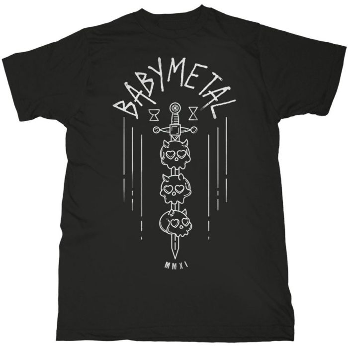 Babymetal - Skull Sword Black Shirt