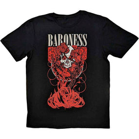 Baroness - Fleur Skull Black Shirt - COMING SOON
