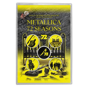Metallica - 5 x 2.5cm Button Set - 72 Seasons