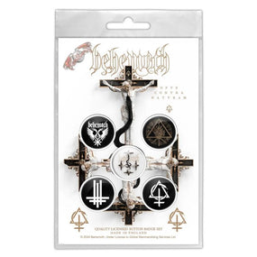 Behemoth - 5 x 2.5cm Button Set - Opvs Contra Natvram