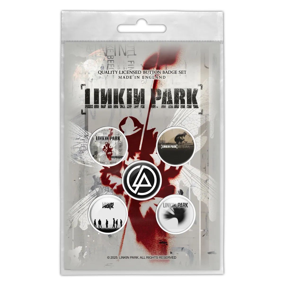 Linkin Park - 5 x 2.5cm Button Set - Hybrid Theory