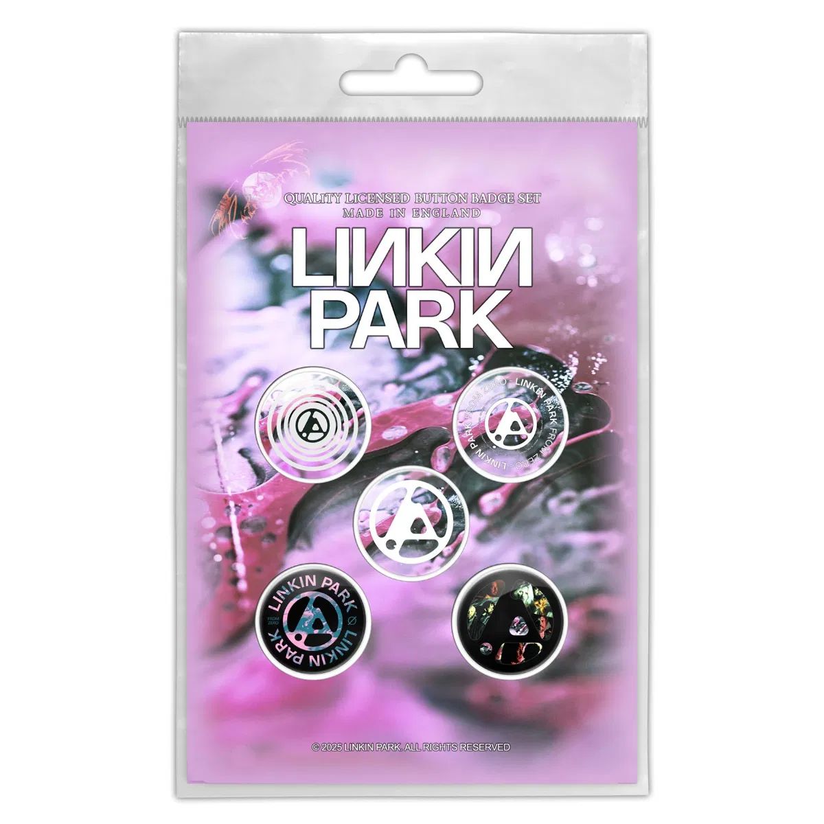 Linkin Park - 5 x 2.5cm Button Set - From Zero