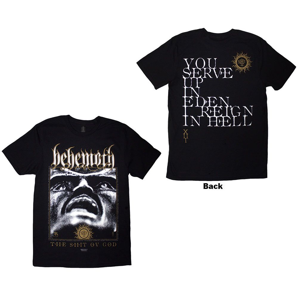 Behemoth - The Shit Of God Reign In Hell Black Shirt - COMING SOON