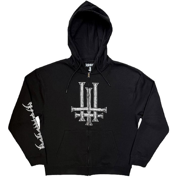 Behemoth - Zipped Black Hoodie (Crucified) - 100% Official Merchandise