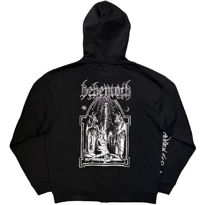 Behemoth - Zipped Black Hoodie (Crucified) - 100% Official Merchandise