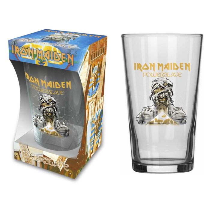 Iron Maiden - Beer Glass - Pint - Powerslave Eddie