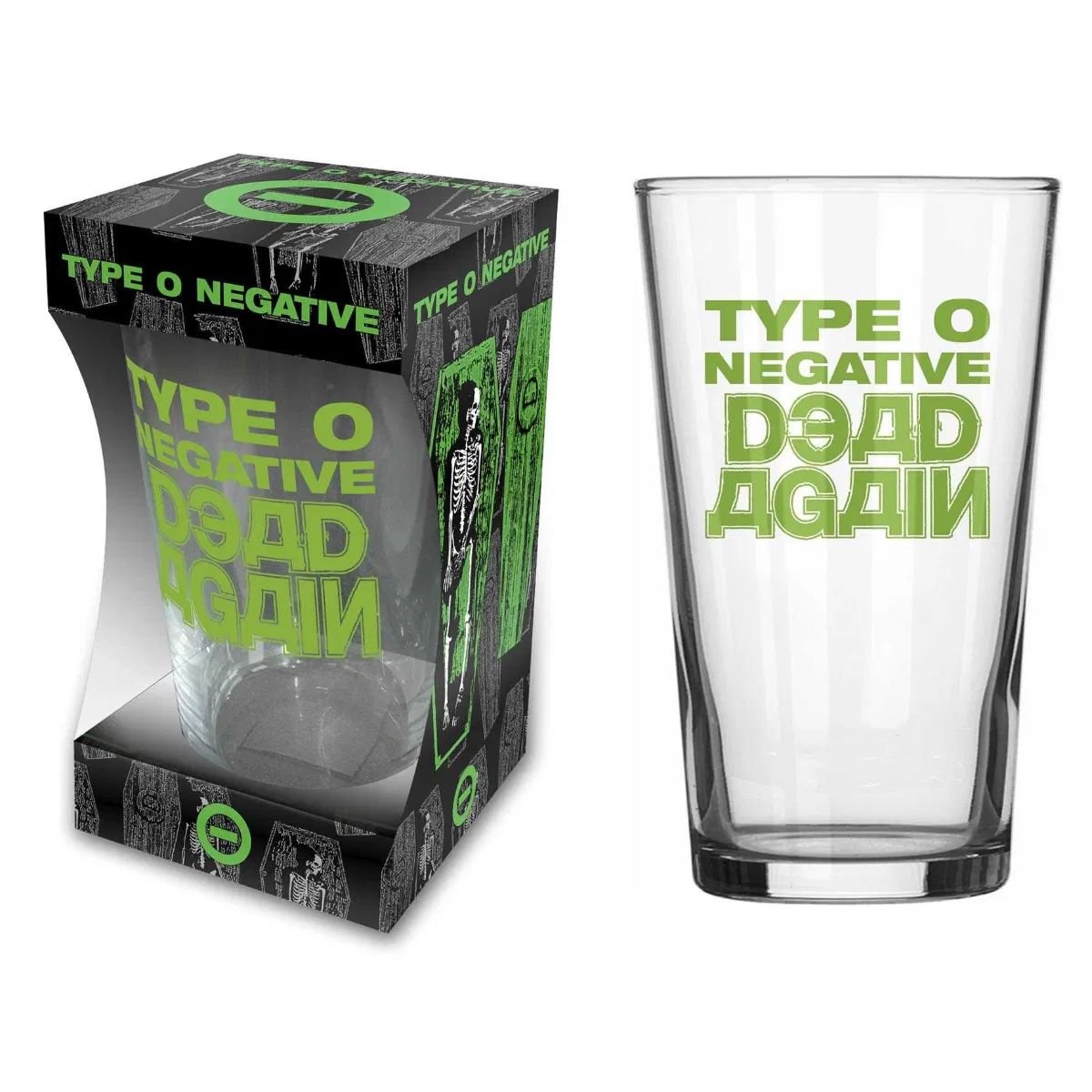 Type O Negative - Beer Glass - Pint - Dead Again