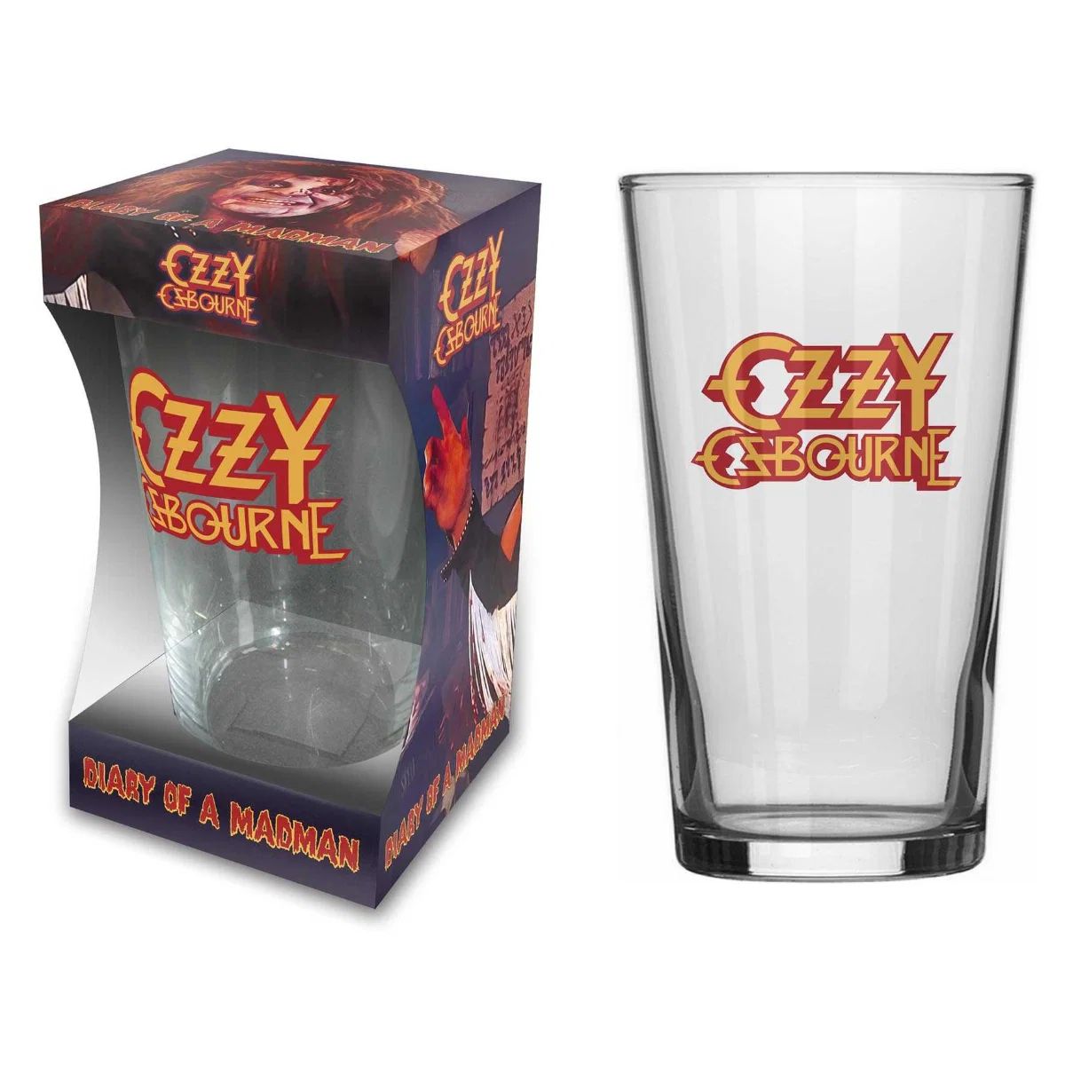 Osbourne, Ozzy - Beer Glass - Pint - Diary Of A Madman