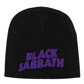 Black Sabbath - Knit Beanie - Printed - Purple Logo