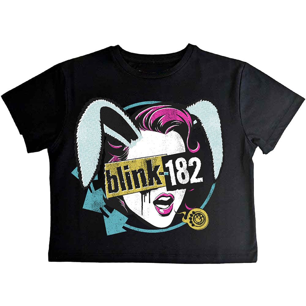 Blink 182 - Blind Date Womens Black Crop Top