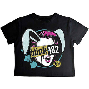 Blink 182 - Blind Date Womens Black Crop Top