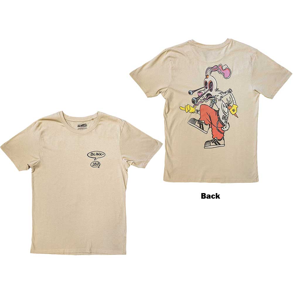 Blink 182 - Roger Rabbit Natural Shirt - 100% Official Merchandise