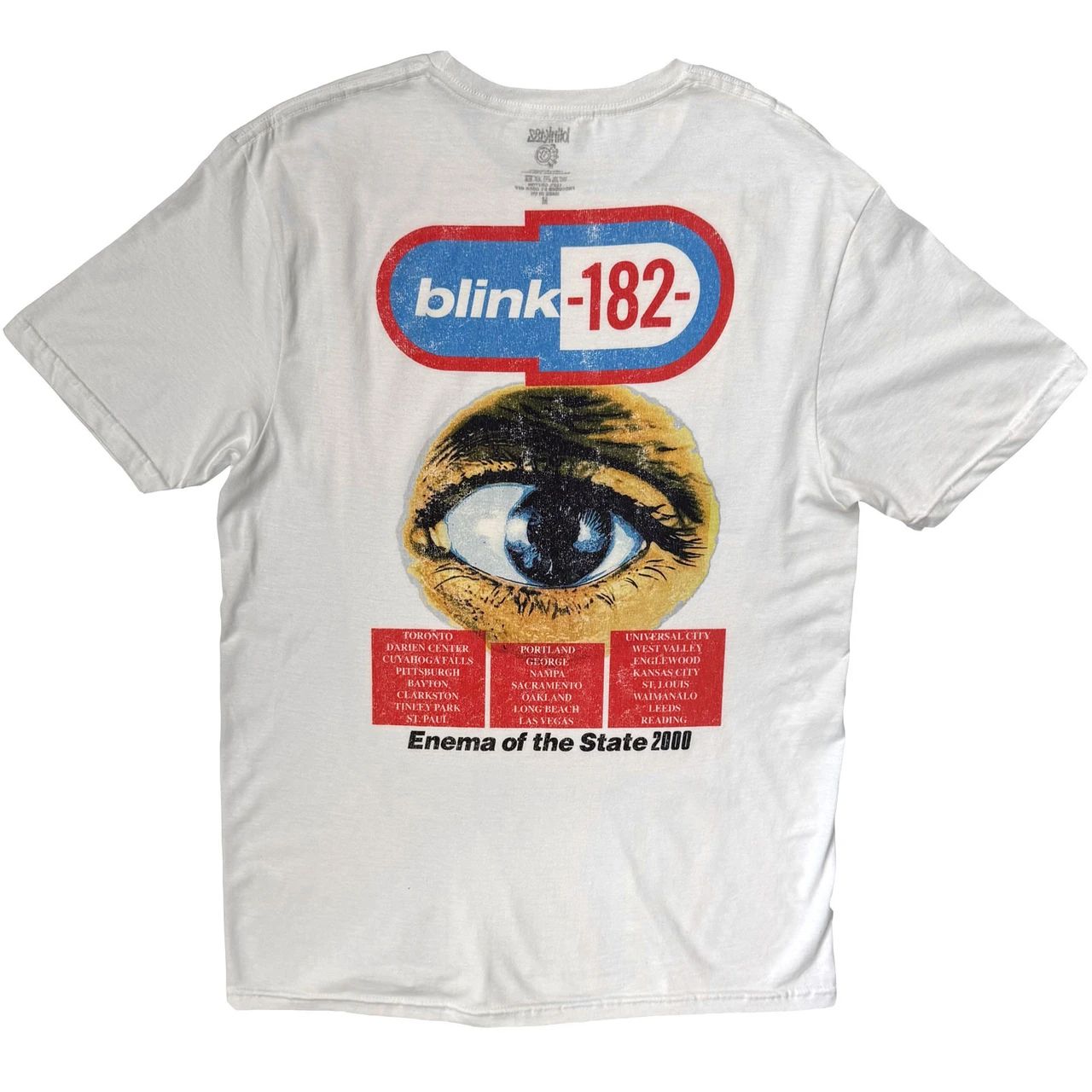 Blink 182 - Enema Of The State White Shirt - 100% Official Merchandise - COMING SOON