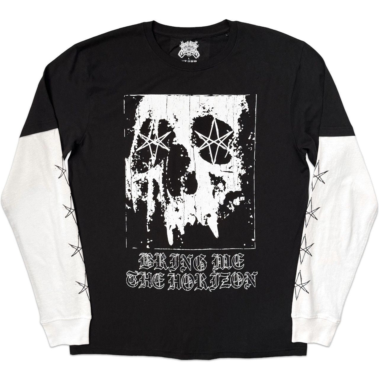 Bring Me The Horizon - Skull Layered Long Sleeve Black Shirt - 100% Official Merchandise - COMING SOON