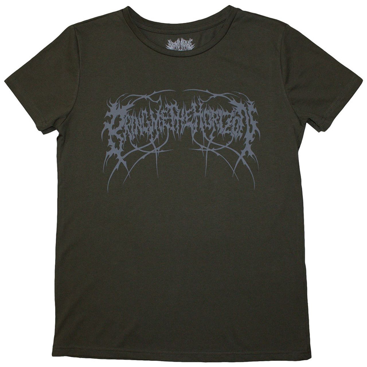 Bring Me The Horizon - Metal Logo Genesis Womens Green Shirt
