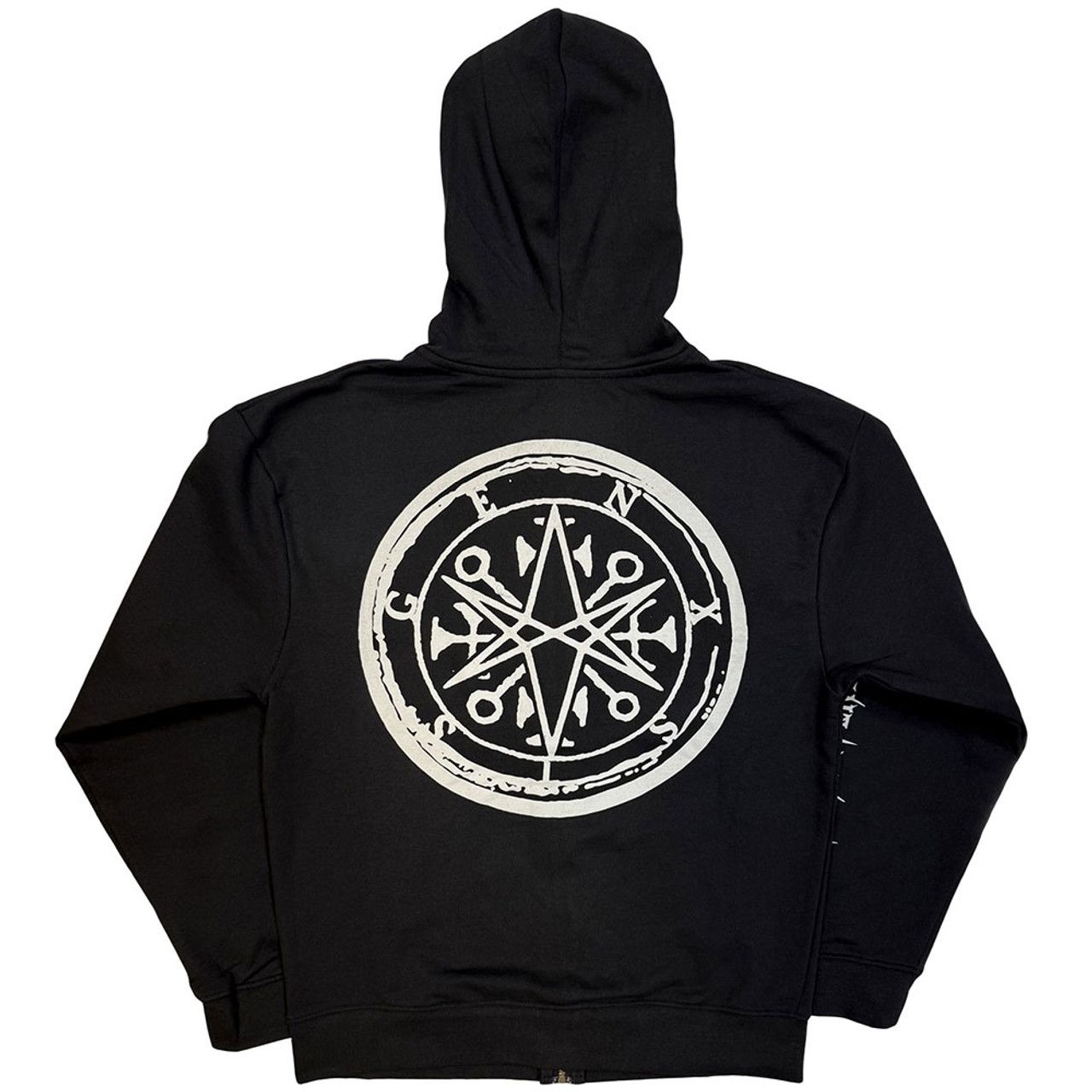 Bring Me The Horizon - Zip Black Hoodie (Metal Logo Genesis)