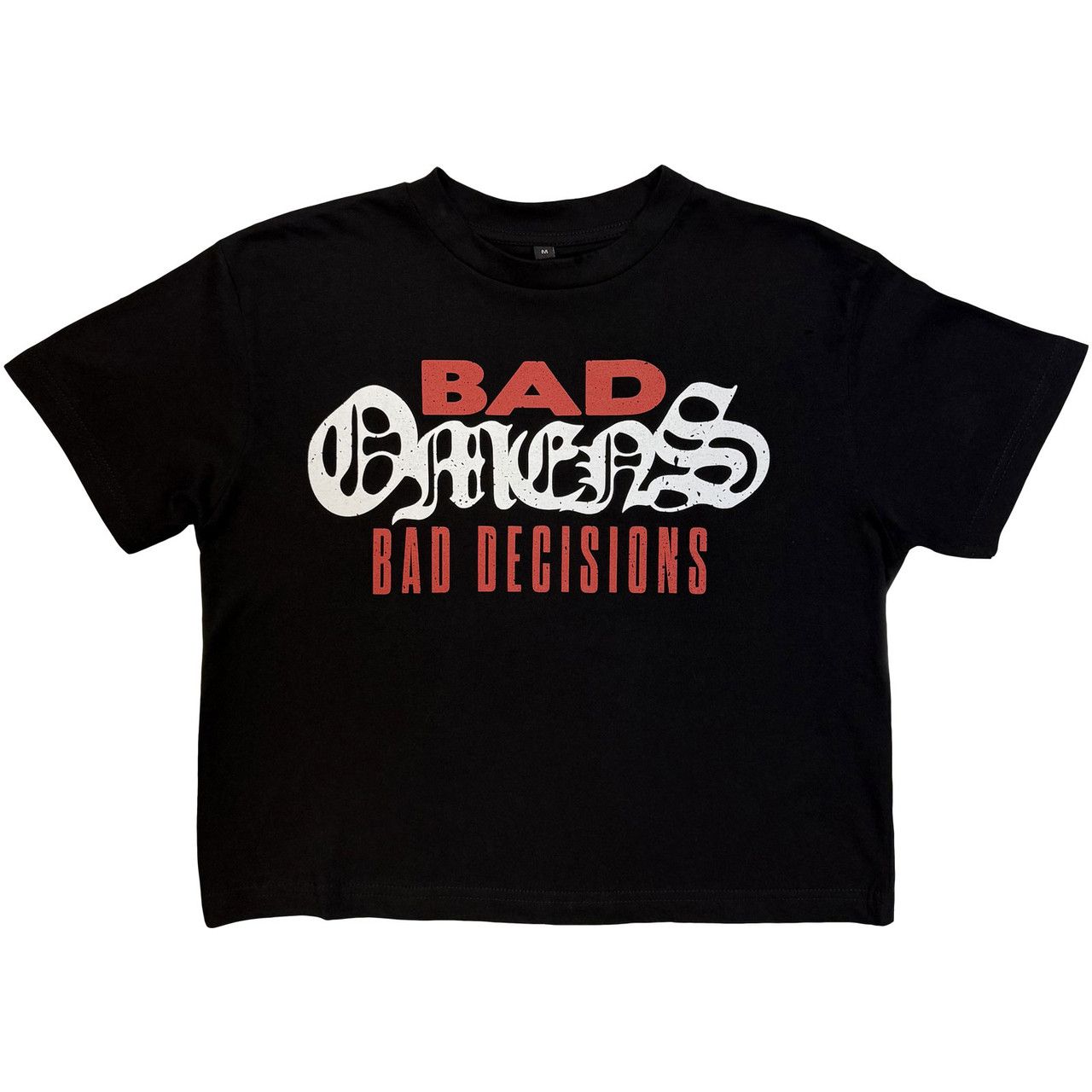 Bad Omens - Bad Decisions Womens Black Crop Top - 100% Official Merchandise - COMING SOON