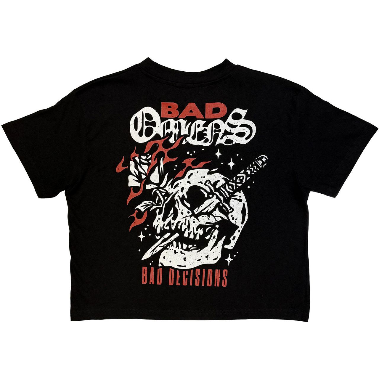 Bad Omens - Bad Decisions Womens Black Crop Top - 100% Official Merchandise - COMING SOON