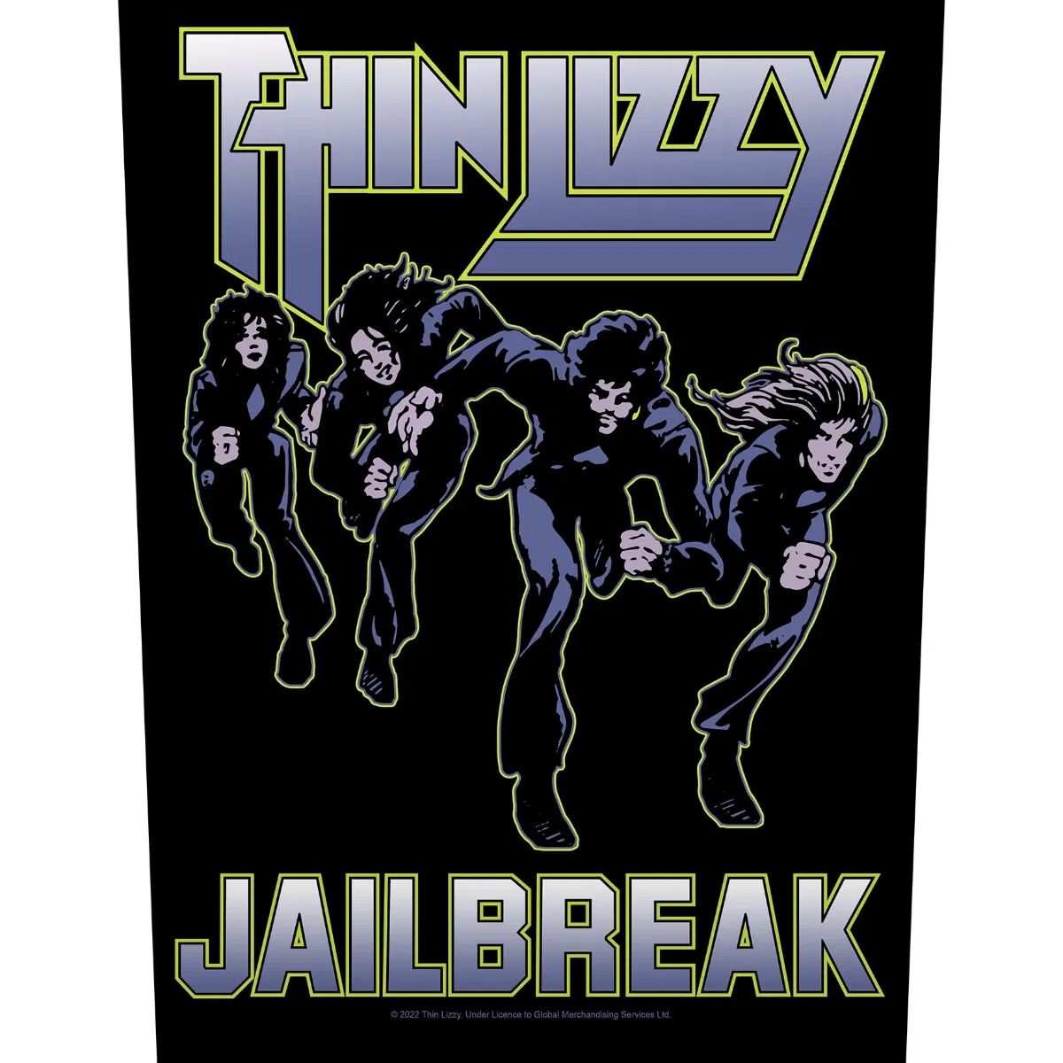 Thin Lizzy - Jailbreak - Sew-On Back Patch - COMING SOON