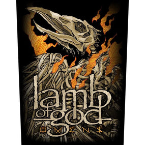 Lamb Of God - Omens - Sew-On Back Patch (295mm x 265mm x 355mm)
