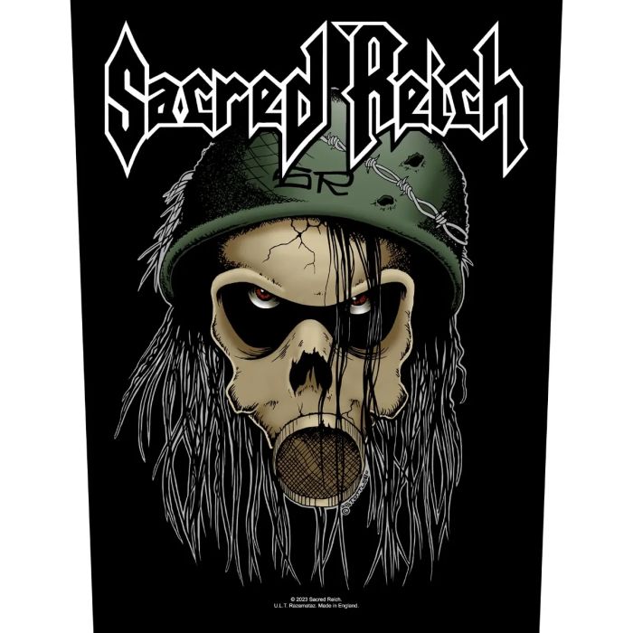 Sacred Reich - OD - Sew-On Back Patch (295mm x 265mm x 355mm)