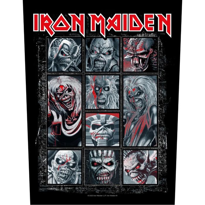 Iron Maiden - 10 Eddies - Sew-On Back Patch (295mm x 265mm x 355mm)