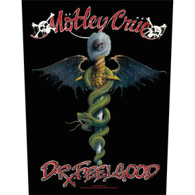 Motley Crue - Dr Feelgood - Sew-On Back Patch (295mm x 265mm x 355mm)