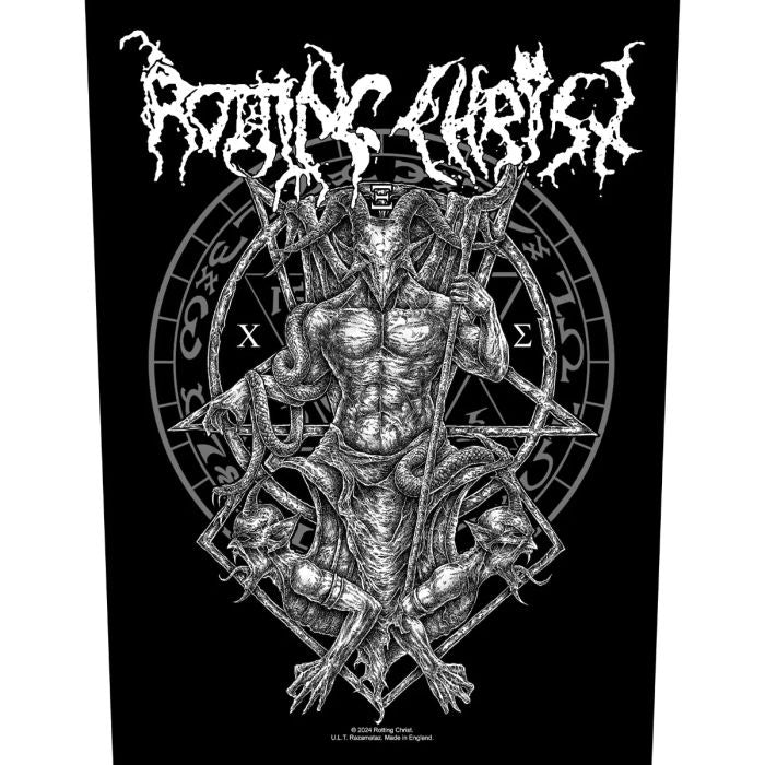 Rotting Christ - Hellenic Black Metal - Sew-On Back Patch (295mm x 265mm x 355mm)