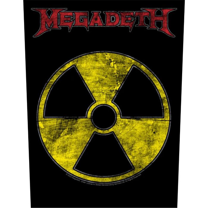 Megadeth - Radioactive - Sew-On Back Patch (295mm x 265mm x 355mm)
