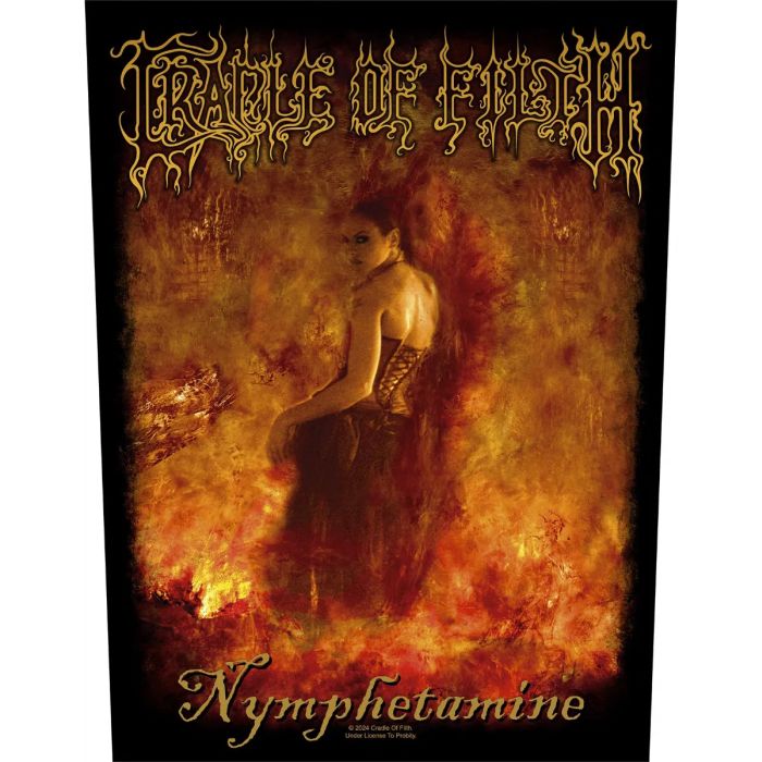 Cradle Of Filth - Nymphetamine - Sew-On Back Patch (295mm x 265mm x 355mm)