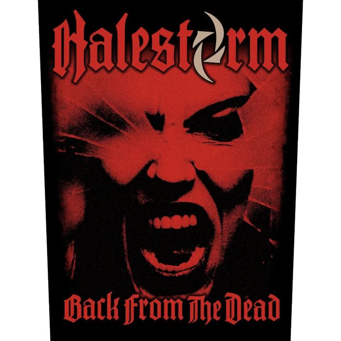 Halestorm - Back From The Dead - Sew-On Back Patch (295mm x 265mm x 355mm)