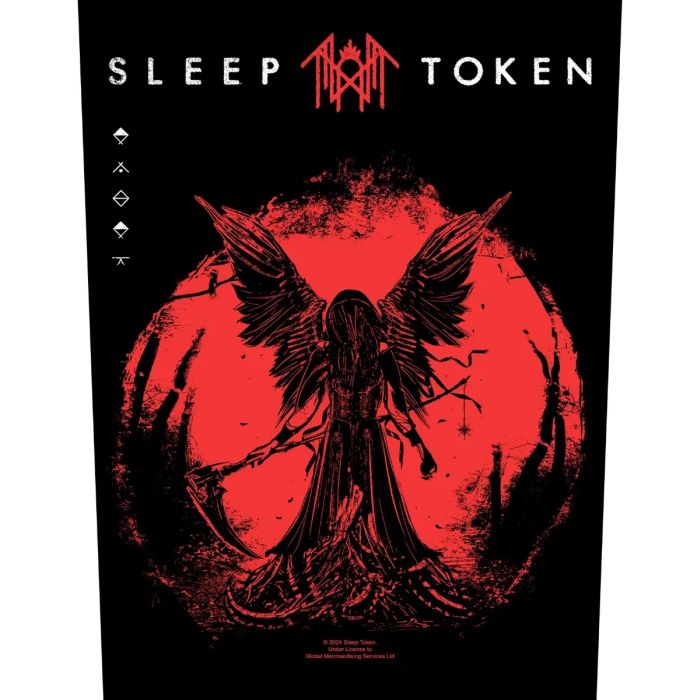 Sleep Token - Winged Death - Sew-On Back Patch (295mm x 265mm x 355mm)
