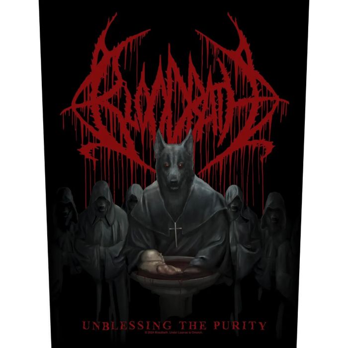 Bloodbath - Unblessing The Purity - Sew-On Back Patch (295mm x 265mm x 355mm)
