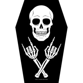 Coffin Skeleton - Sew-On Back Patch
