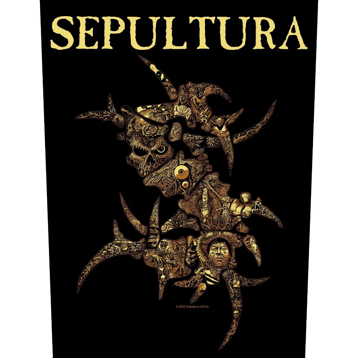 Sepultura - Discography Logo - Sew-On Back Patch (295mm x 265mm x 355mm) - COMING SOON
