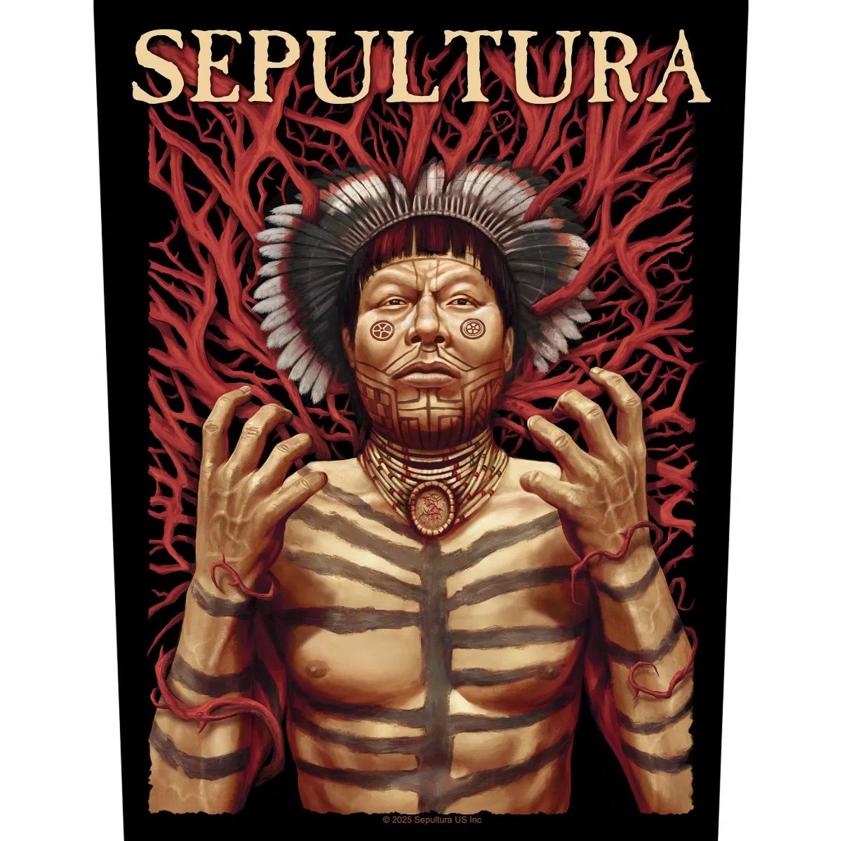 Sepultura - Roots - Sew-On Back Patch (295mm x 265mm x 355mm) - COMING SOON